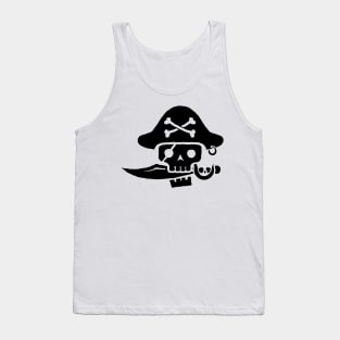 Just a Pirate Skull Tank Top